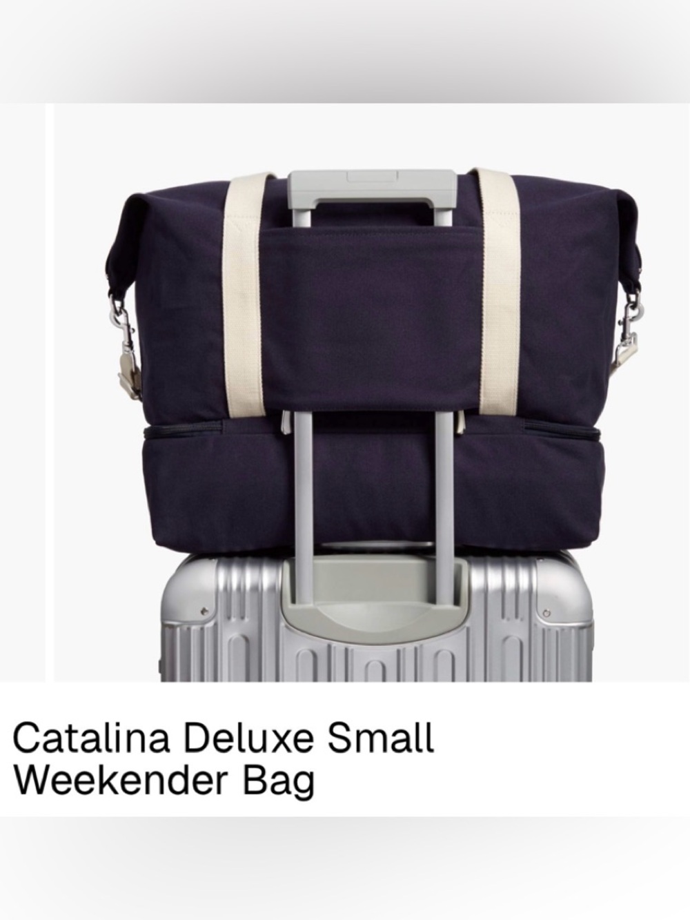 Lo & Sons Olive Green Catalina with Travel Straps and Separate Shoe Compartment - Picture 14 of 16